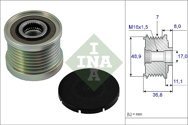 Alternator Freewheel Clutch